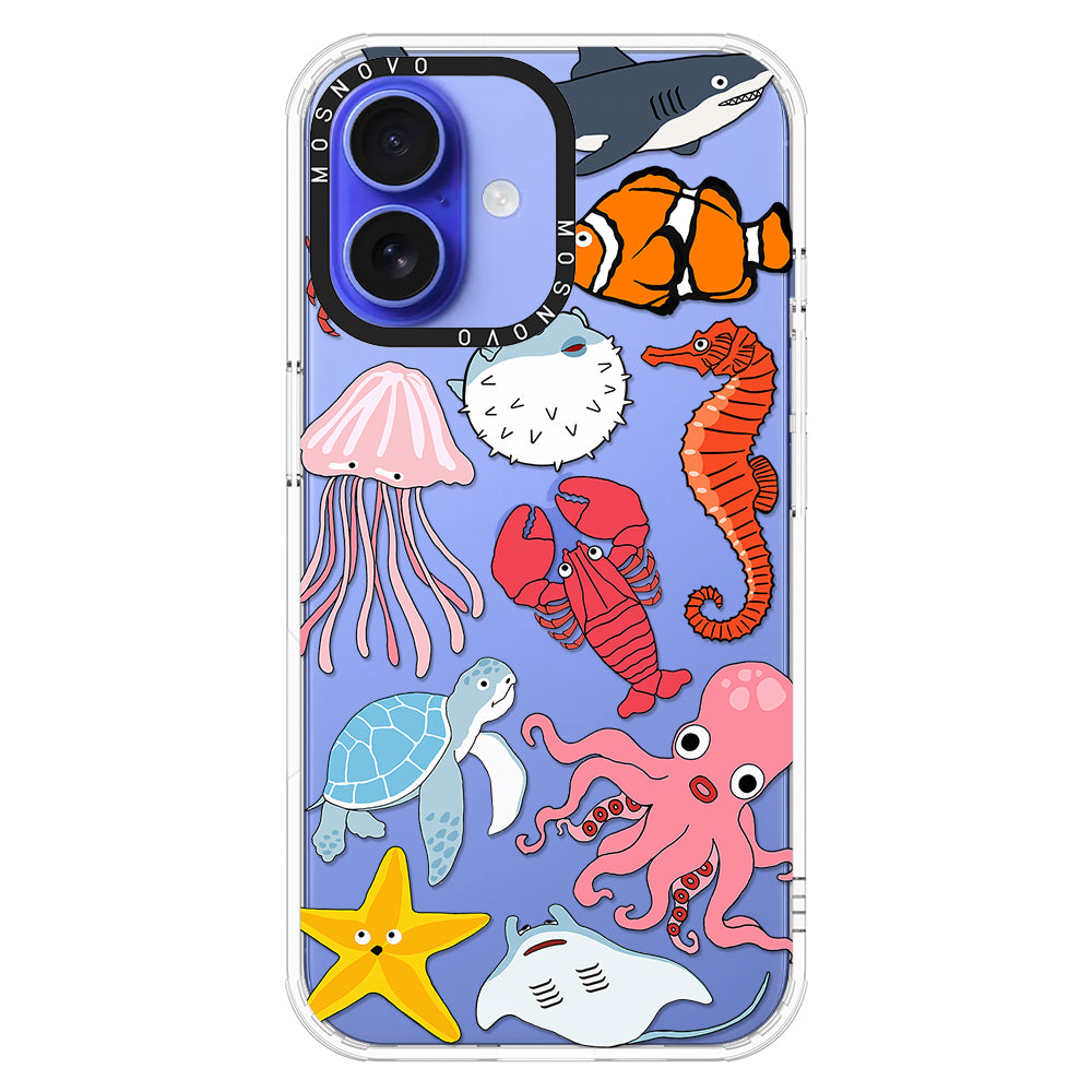 Sea World Phone Case - iPhone 16 Case - MOSNOVO