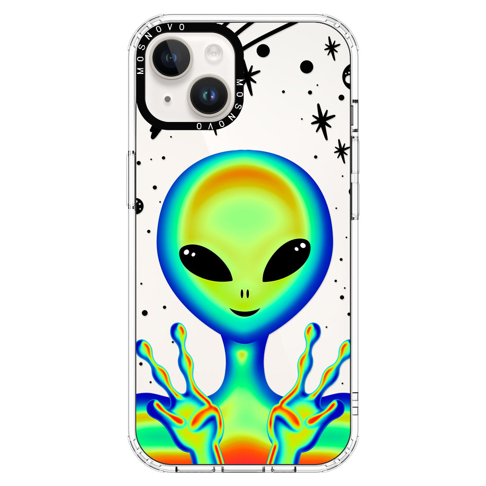 Alien Piece Phone Case - iPhone 14 Plus Case