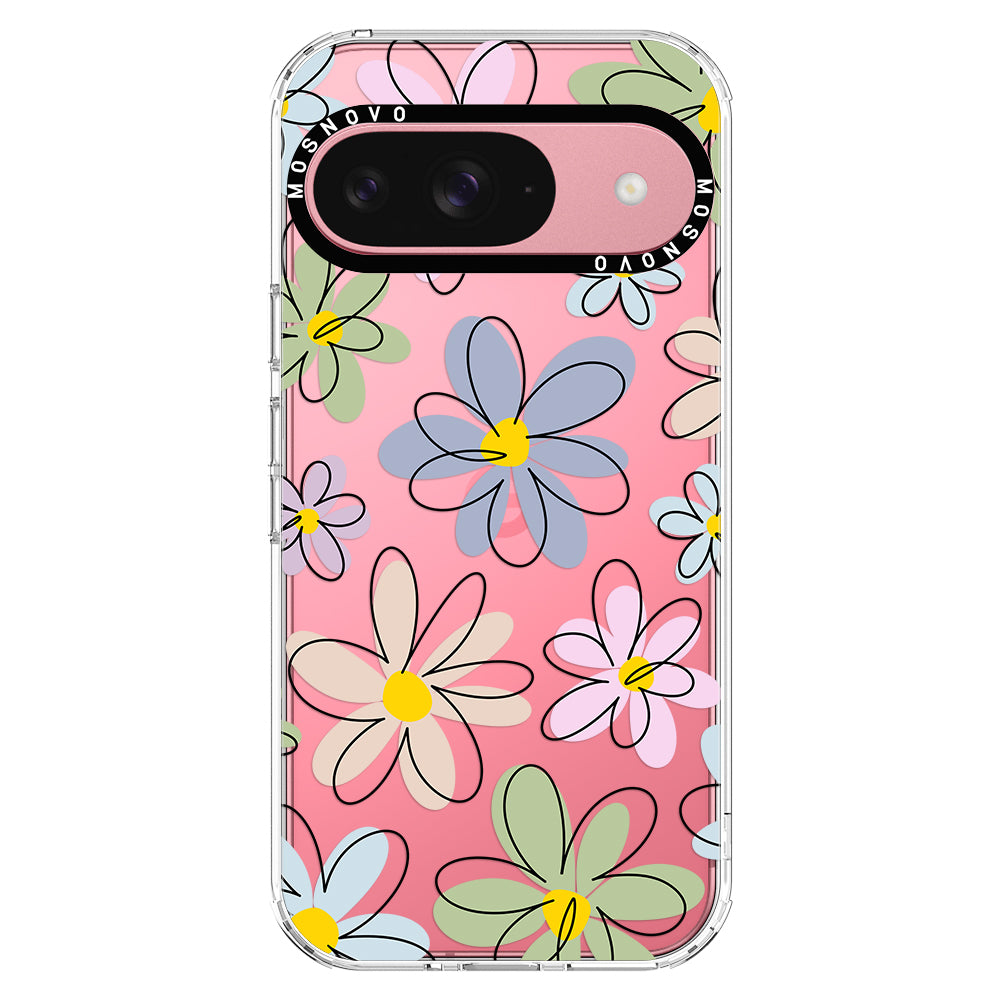 Linear Blooms Phone Case - Google Pixel 9 Case