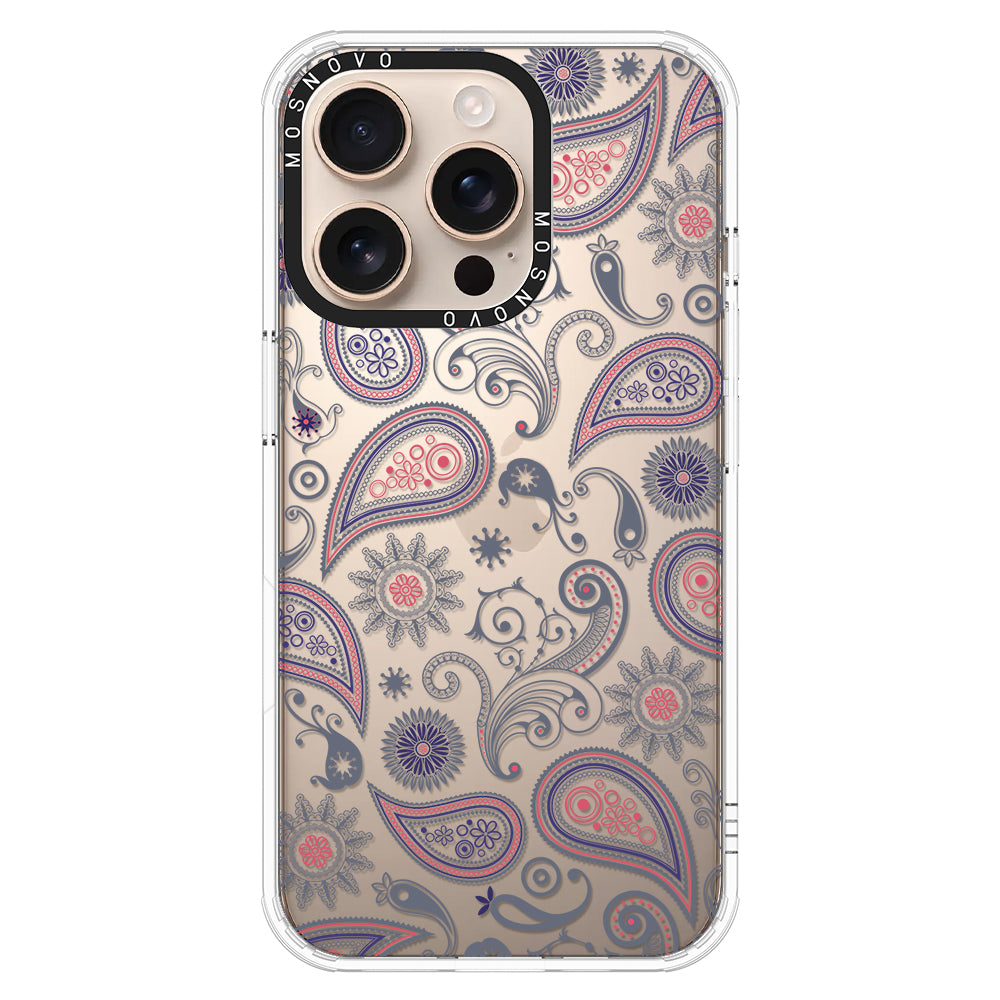 Paisley Phone Case - iPhone 16 Pro Case - MOSNOVO