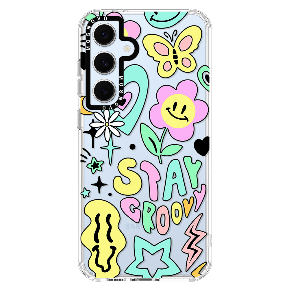 Stay Groovy Phone Case - Samsung Galaxy S24 FE Case