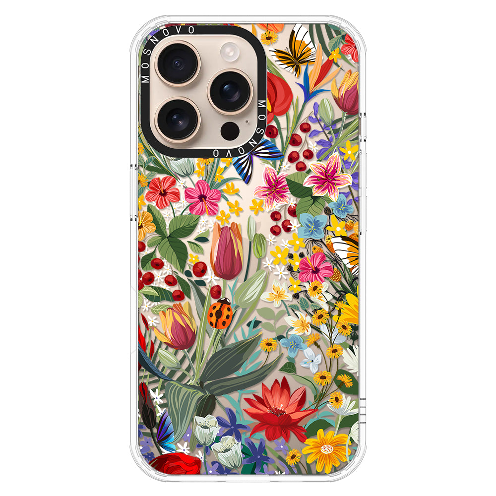 In The Garden Phone Case - iPhone 16 Pro Max Case - MOSNOVO