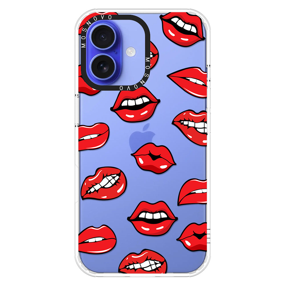 Hot Lips Phone Case - iPhone 16 Case - MOSNOVO