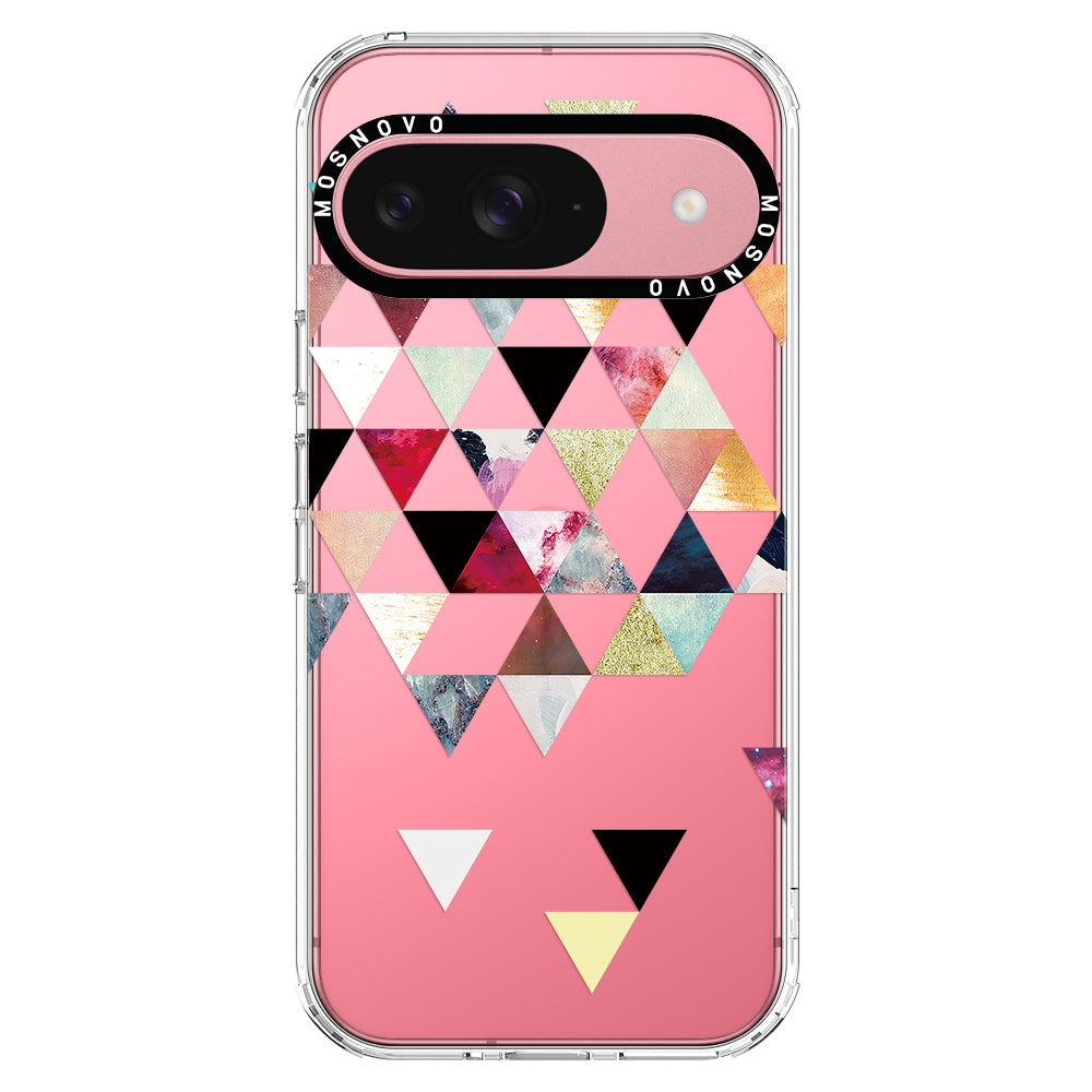 Triangles Stone Marble Phone Case - Google Pixel 9 Case