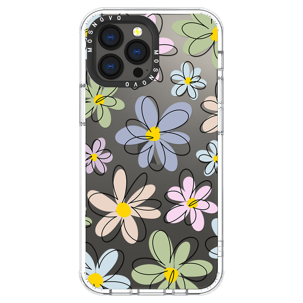 Linear Blooms Phone Case - iPhone 13 Pro Max Case