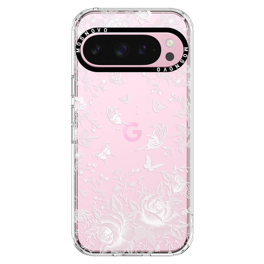 Fairy White Garden Phone Case - Google Pixel 9 Pro Case