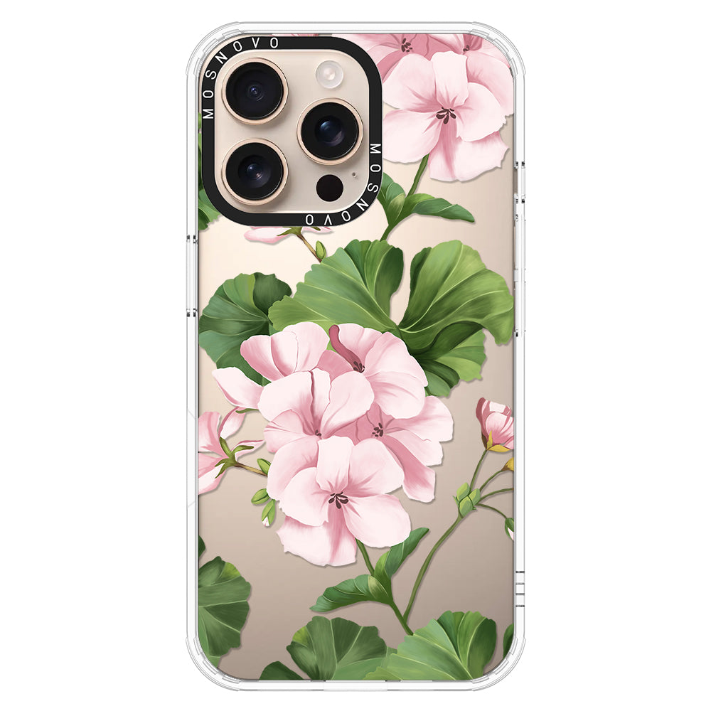 Geranium Phone Case - iPhone 16 Pro Max Case - MOSNOVO