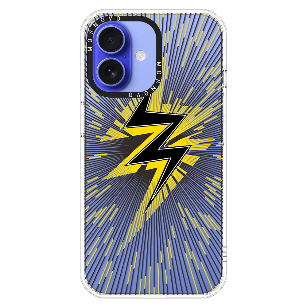 Lightning Bolt Phone Case - iPhone 16 Plus Case - MOSNOVO