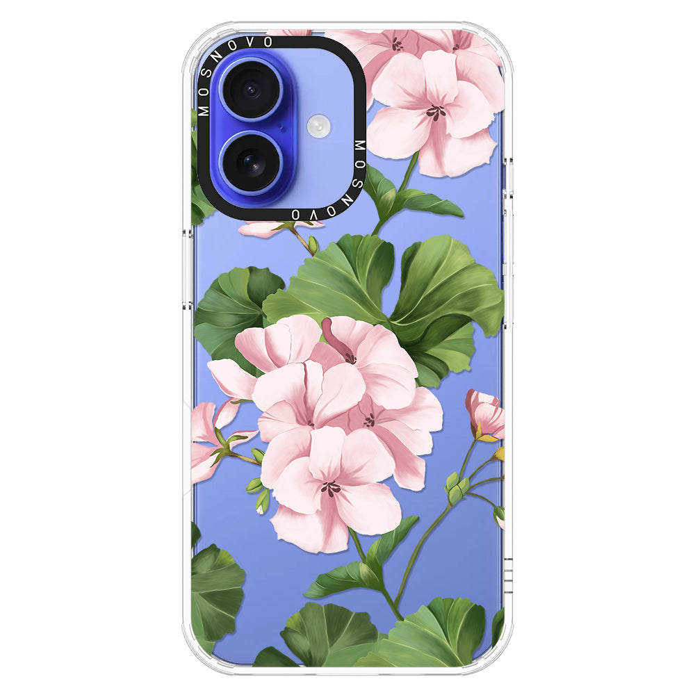 Geranium Phone Case - iPhone 16 Plus Case - MOSNOVO