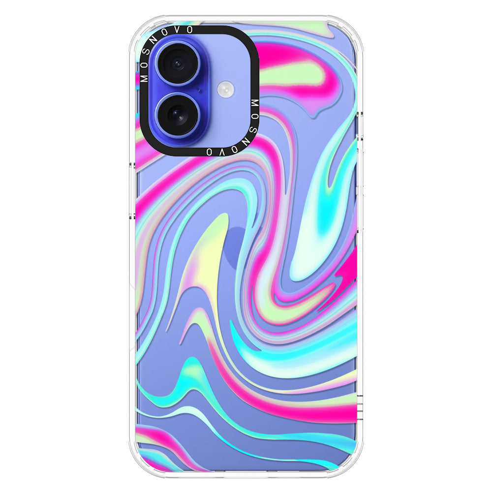 Psychedelic Swirls Phone Case - iPhone 16 Plus Case - MOSNOVO