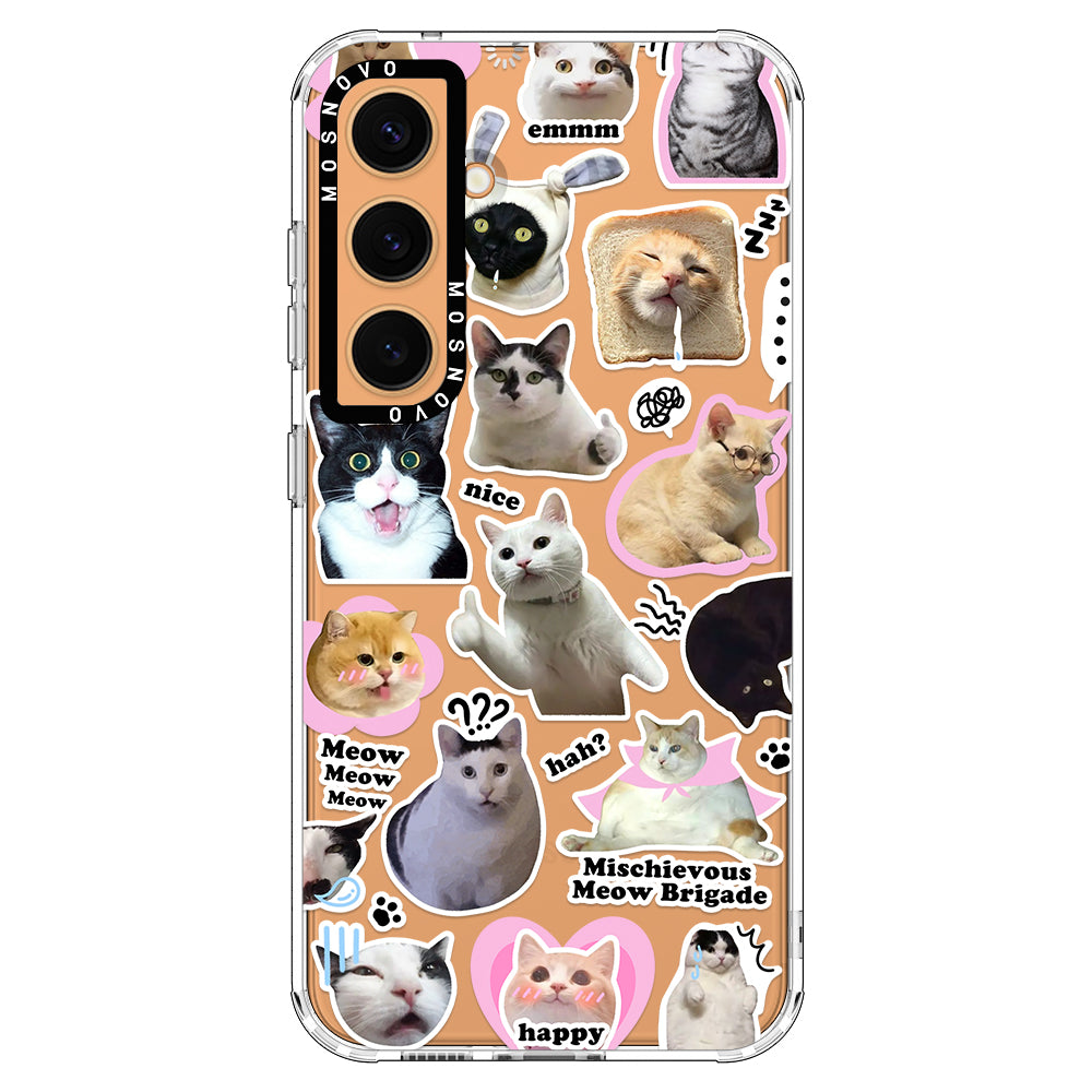 The Cat Brigade Phone Case - Samsung Galaxy S24 Plus Case