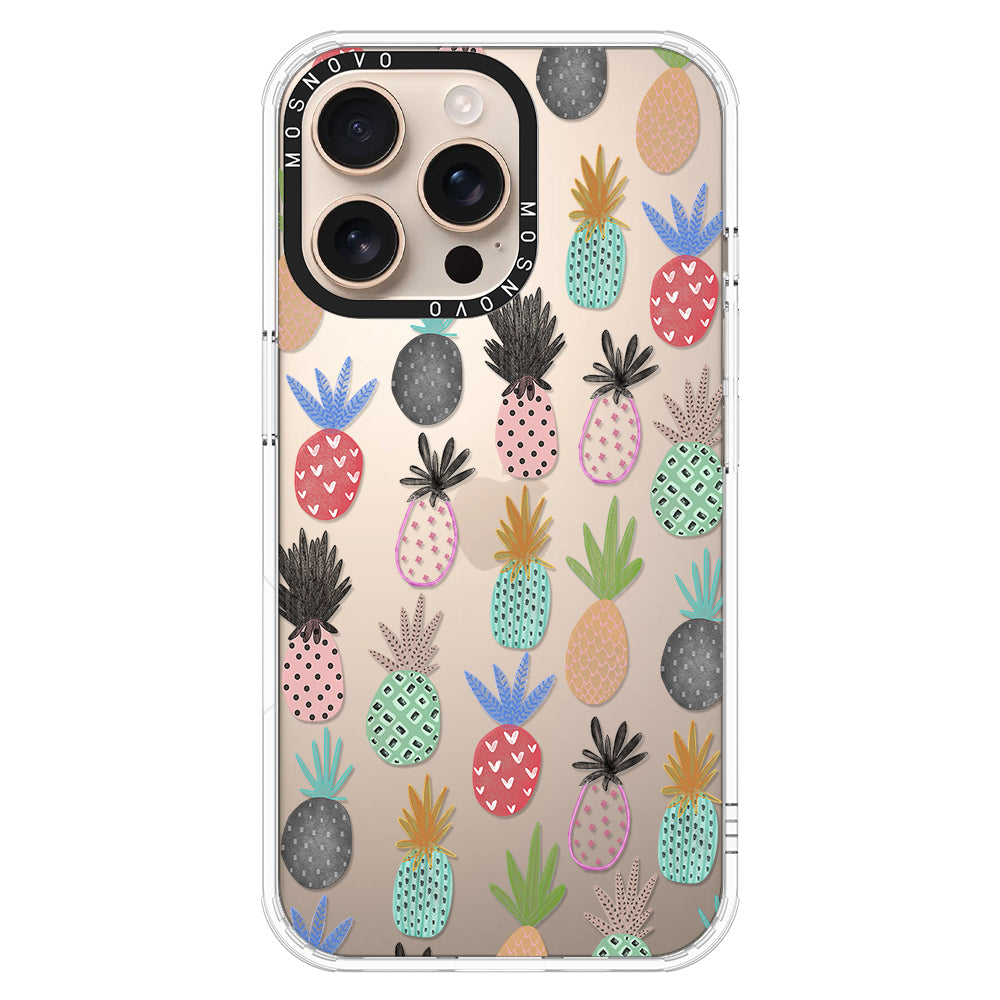 Cute Pineapple Phone Case - iPhone 16 Pro Max Case - MOSNOVO