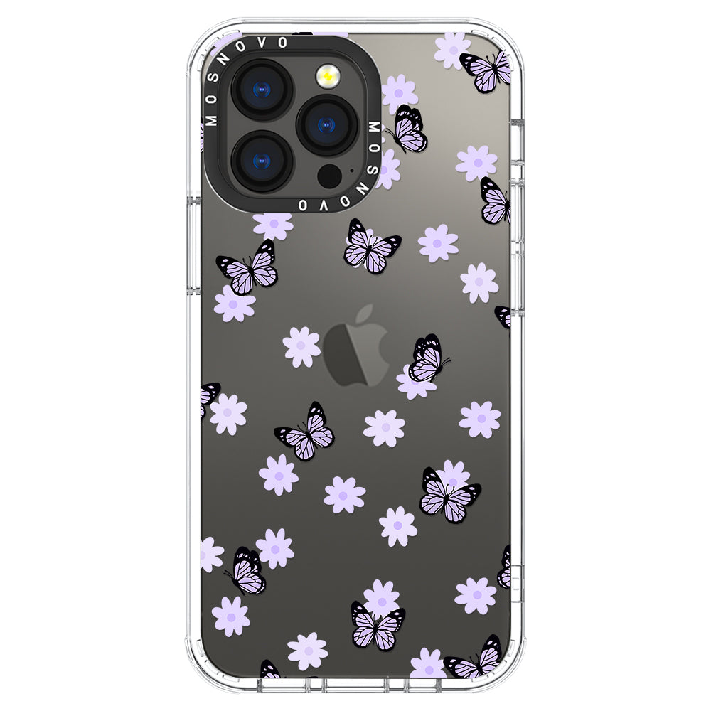 Lilac Butterfly Phone Case - iPhone 13 Pro Case