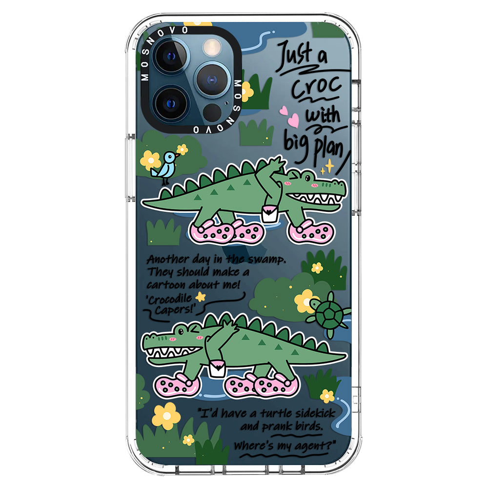 Croc with Big Plan Phone Case - iPhone 12 Pro Max Case