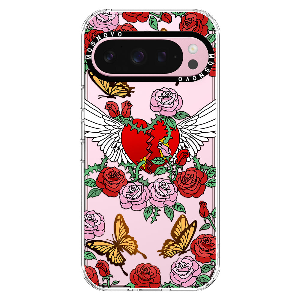 Heart With Wing Phone Case - Google Pixel 9 Pro XL Case