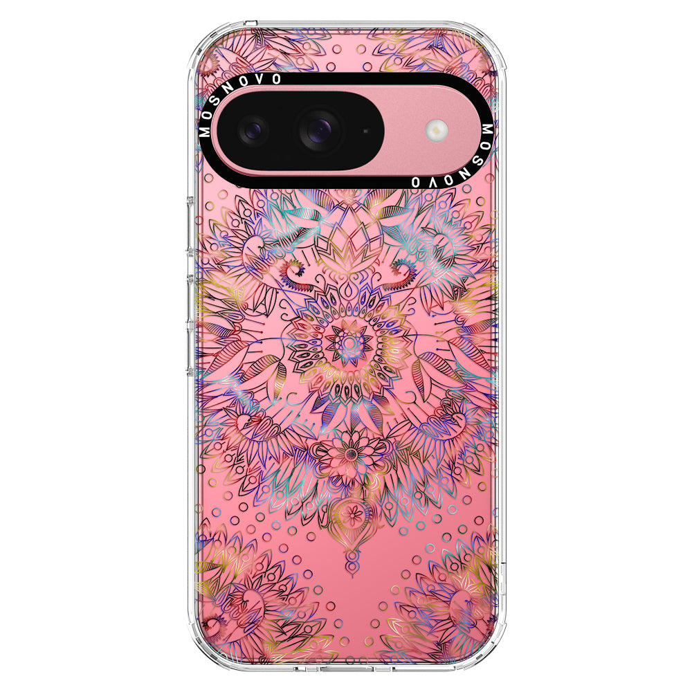 Rainbow Mandala Phone Case - Google Pixel 9 Case