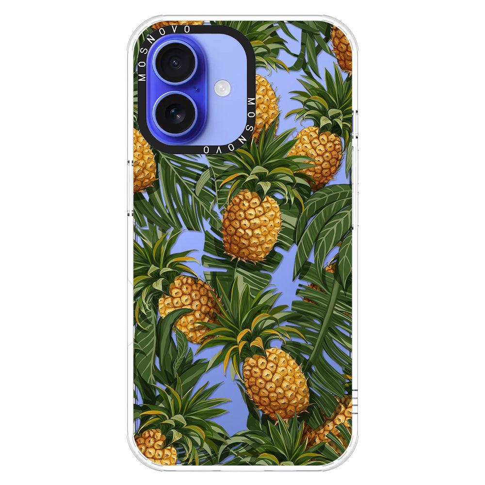 Pineapple Botany Phone Case - iPhone 16 Plus Case - MOSNOVO