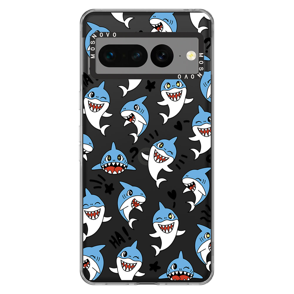 Cute Sharks Phone Case - Google Pixel 7 Pro Case