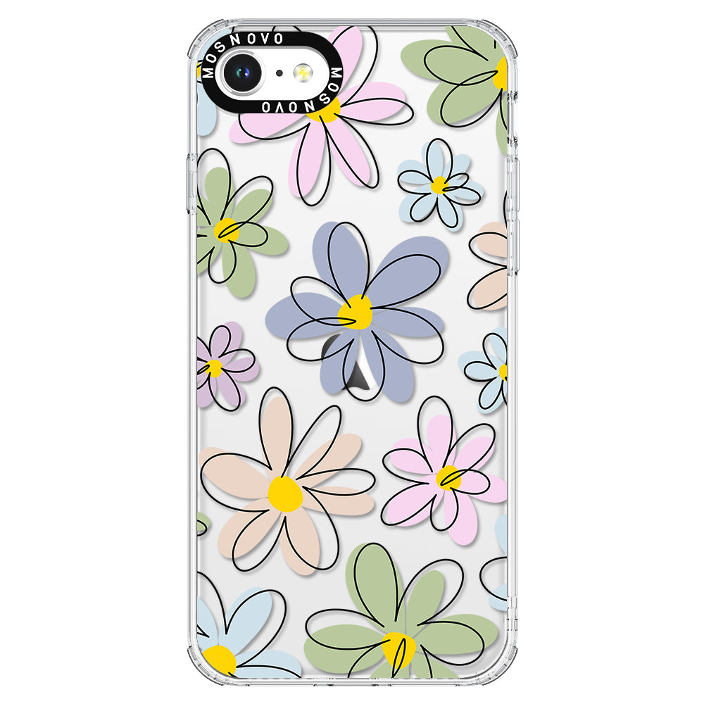 Linear Blooms Phone Case - iPhone SE 2022 Case