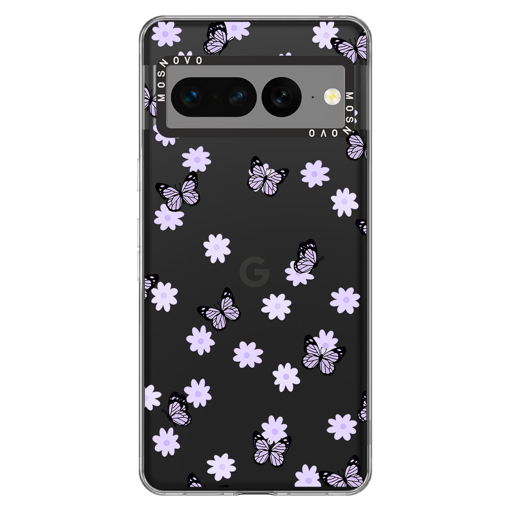 Lilac Butterfly Phone Case - Google Pixel 7 Pro Case