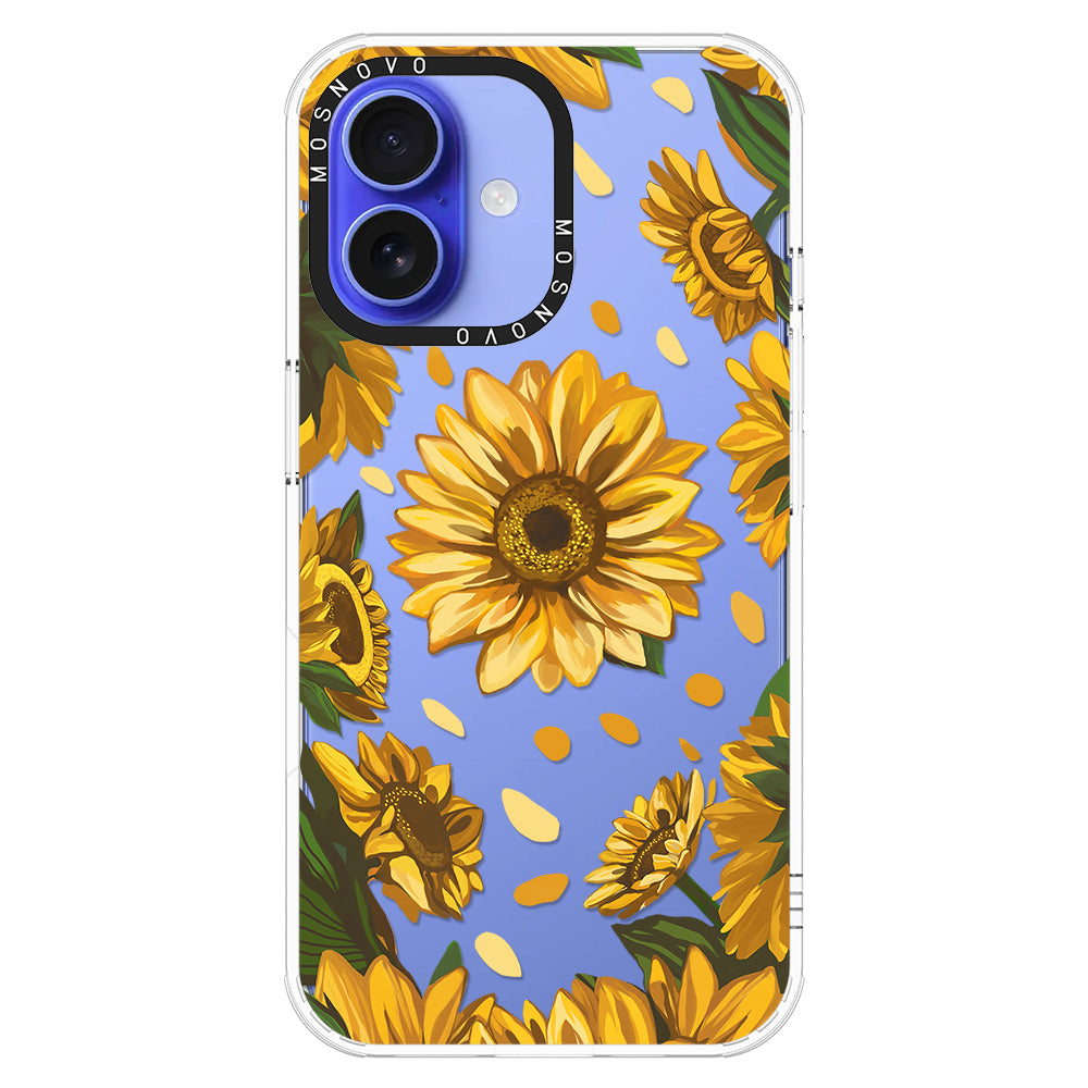 Sunflower Garden Phone Case - iPhone 16 Case - MOSNOVO