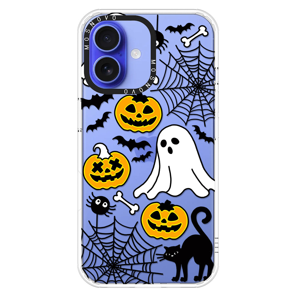 Halloween Pumpkin Phone Case - iPhone 16 Plus Case - MOSNOVO