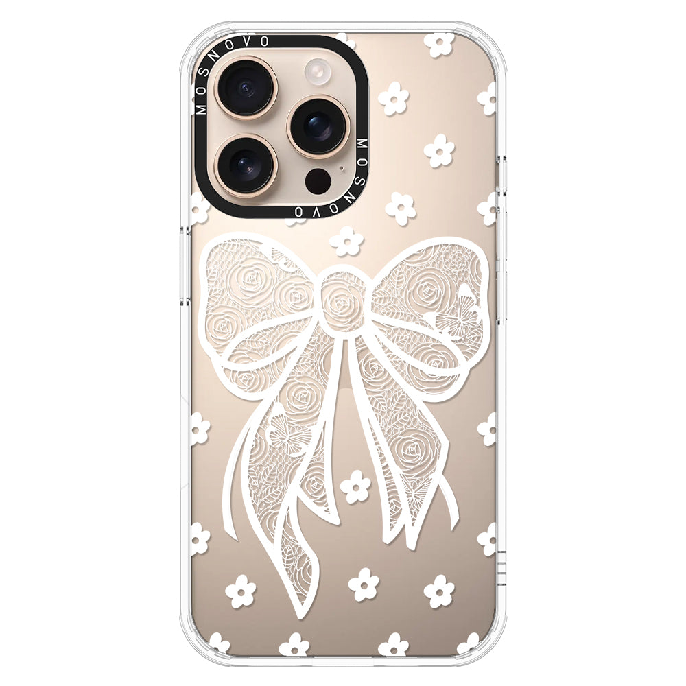 Lacey Bow Phone Case - iPhone 16 Pro Max Case