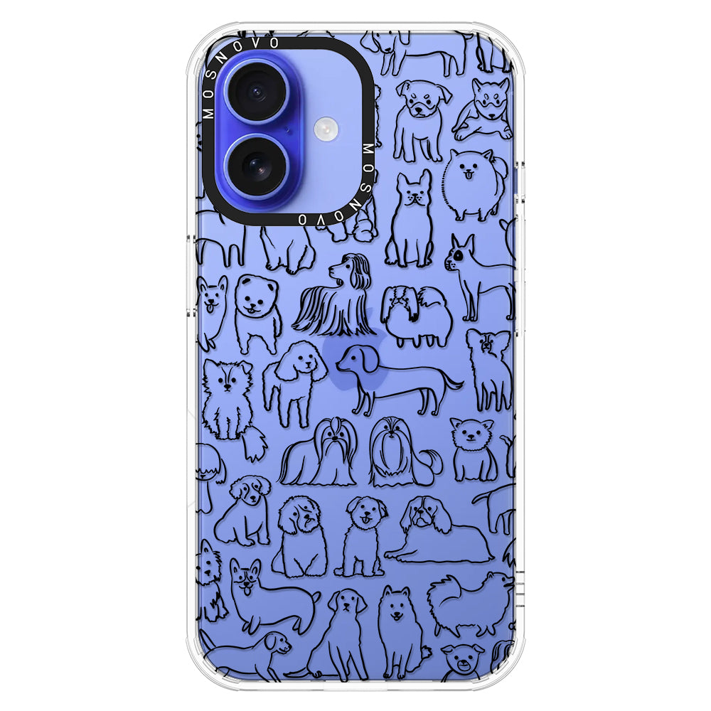 Dogs Phone Case - iPhone 16 Case - MOSNOVO