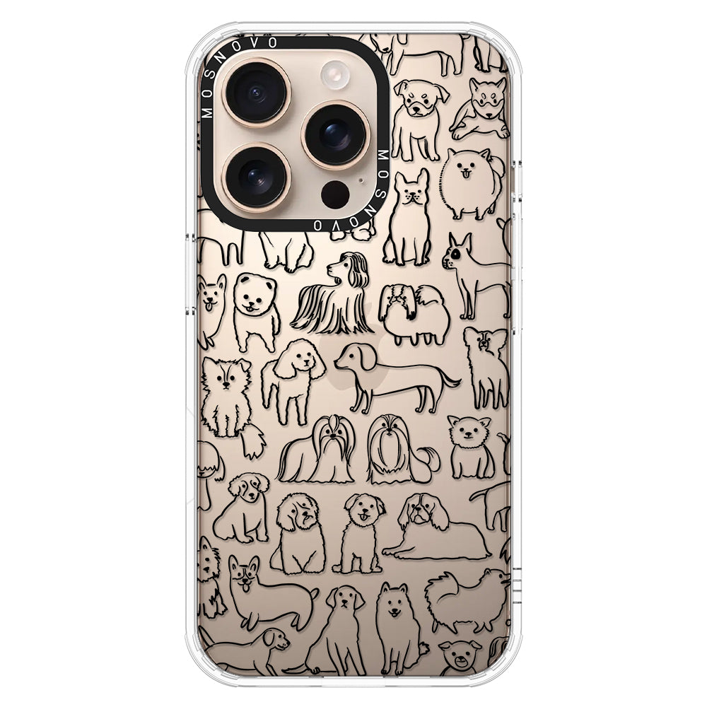 Dogs Phone Case - iPhone 16 Pro Case - MOSNOVO