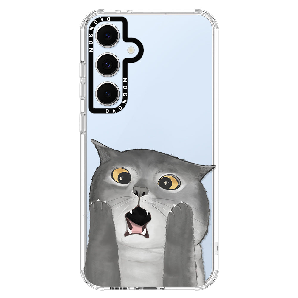 OMG Cat Phone Case - Samsung Galaxy S24 FE Case - MOSNOVO