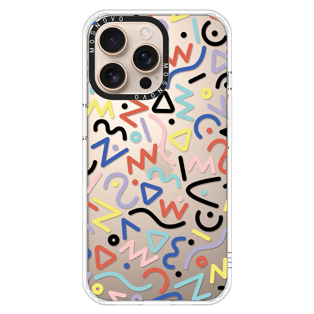 Doodle Art Phone Case - iPhone 16 Pro Max Case - MOSNOVO