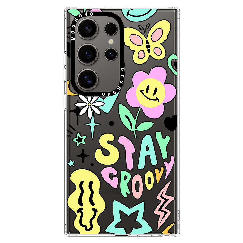 Stay Groovy Phone Case - Samsung Galaxy S24 Ultra Case