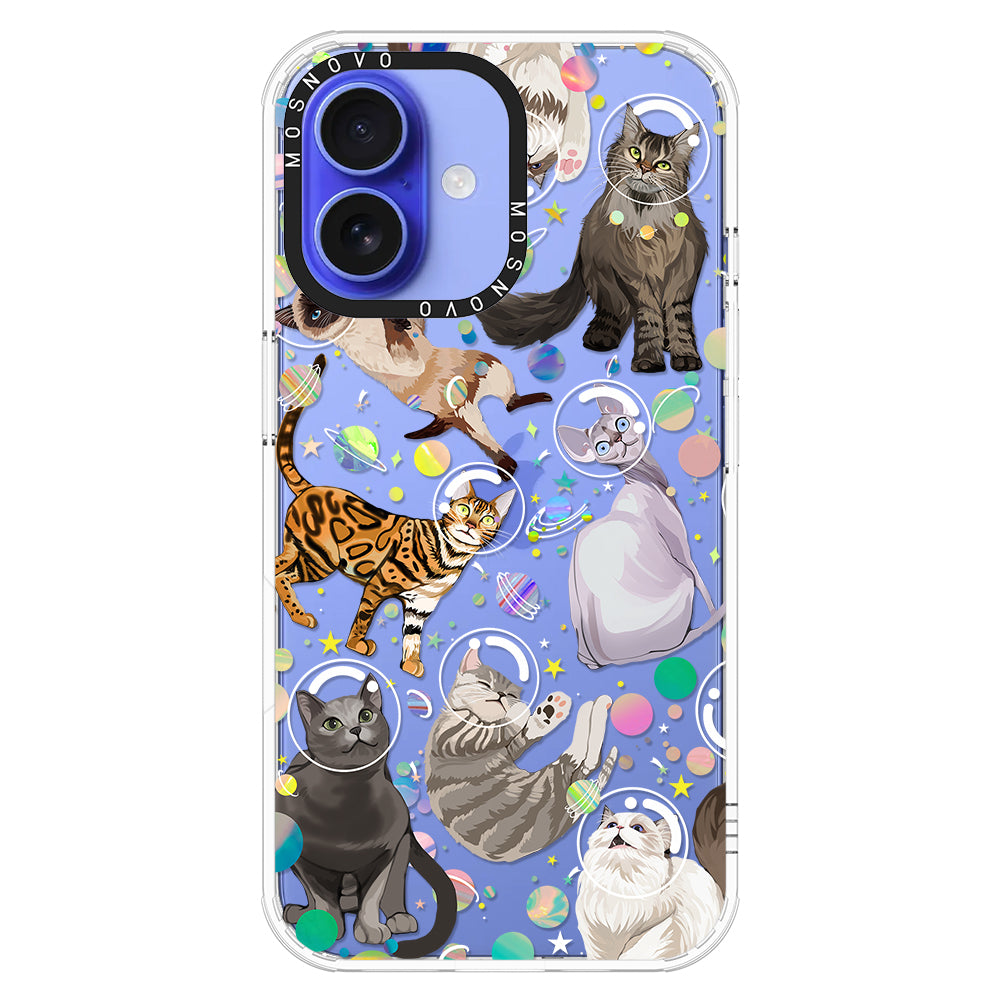 Space Cat Phone Case - iPhone 16 Case - MOSNOVO