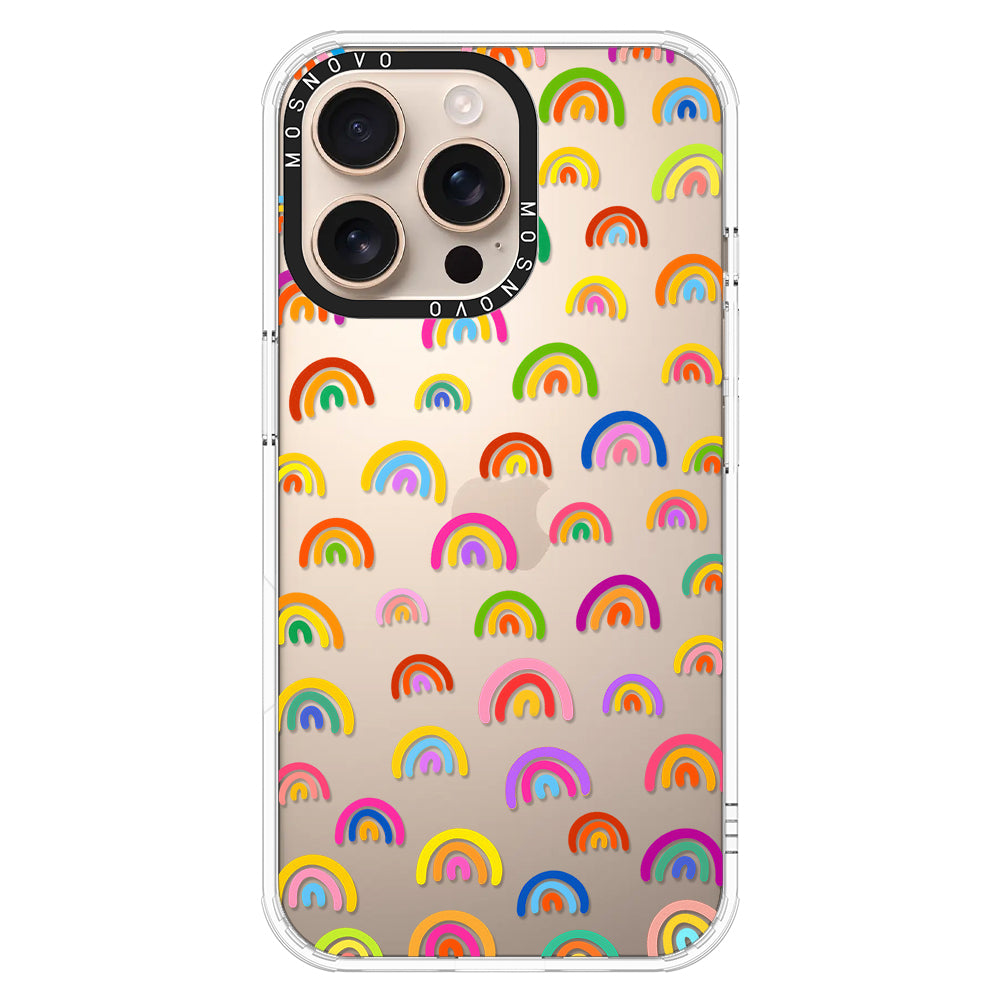 Cute Rainbow Phone Case - iPhone 16 Pro Max Case - MOSNOVO