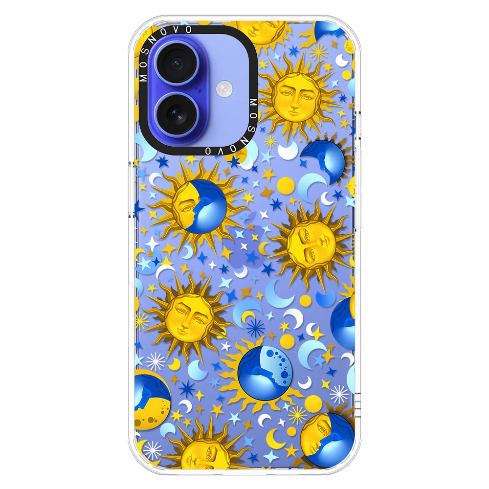 Sun and Moon Phone Case - iPhone 16 Case - MOSNOVO