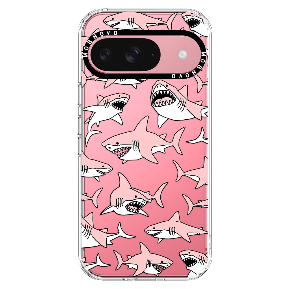 Pink Shark Phone Case - Google Pixel 9 Case