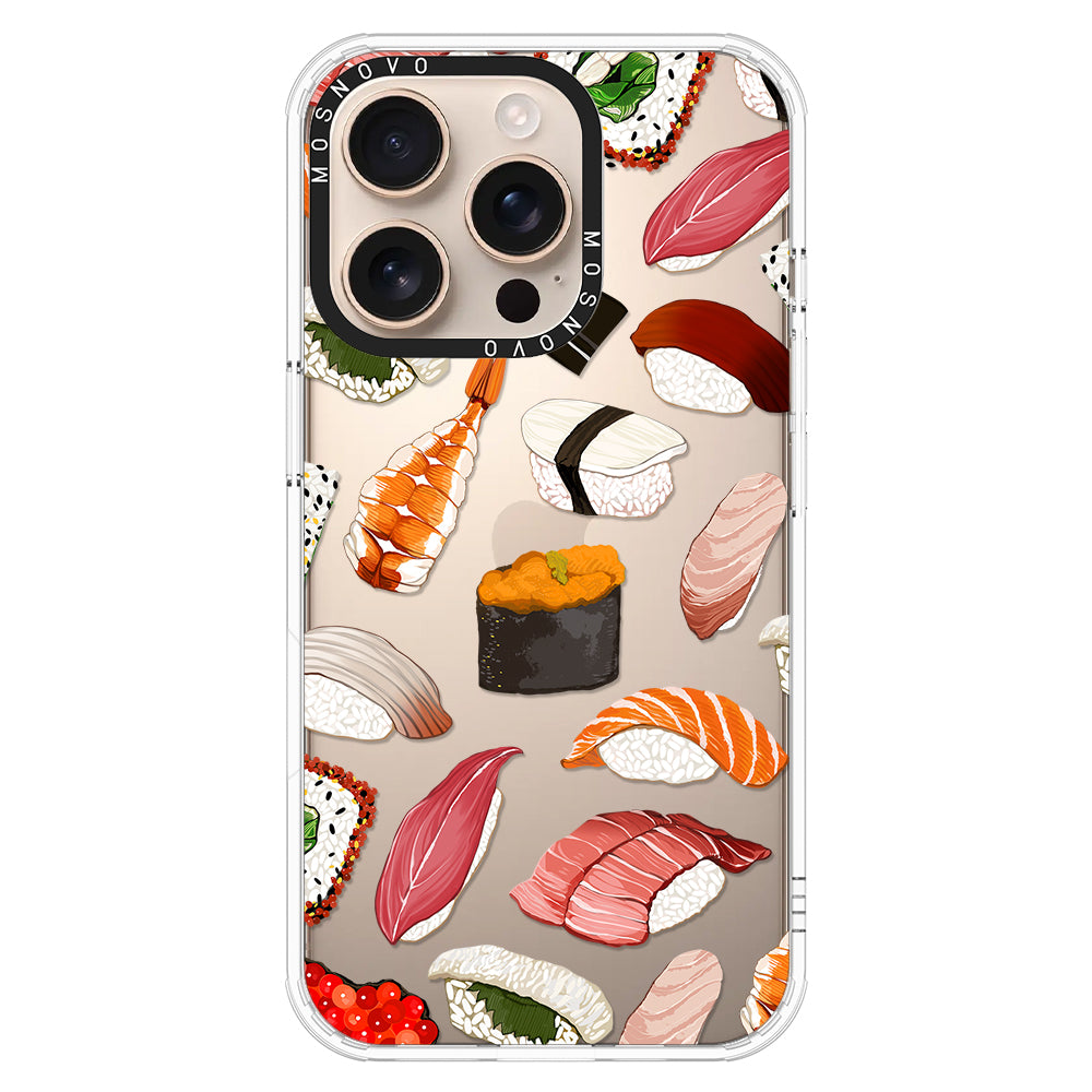 Mixed Sushi Phone Case - iPhone 16 Pro Case - MOSNOVO