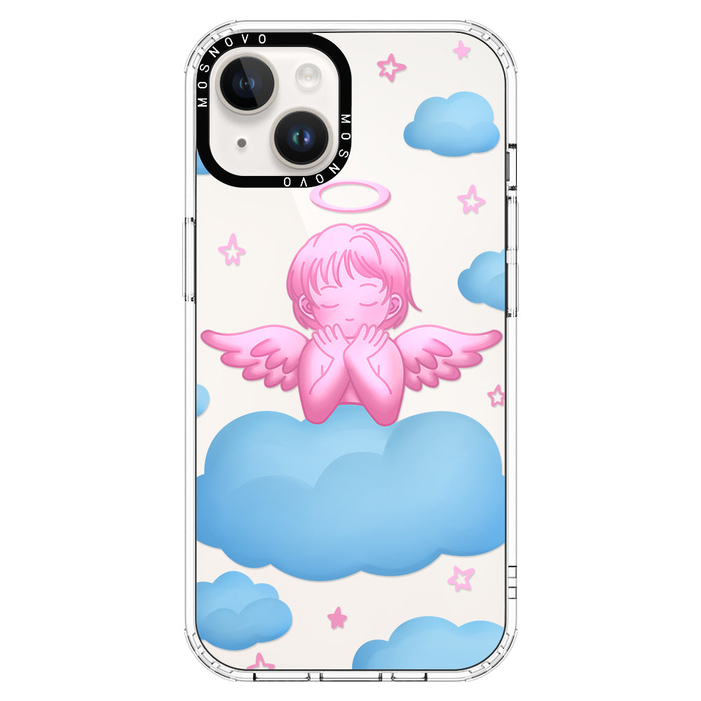 Pink Serenity Angel Phone Case - iPhone 14 Case