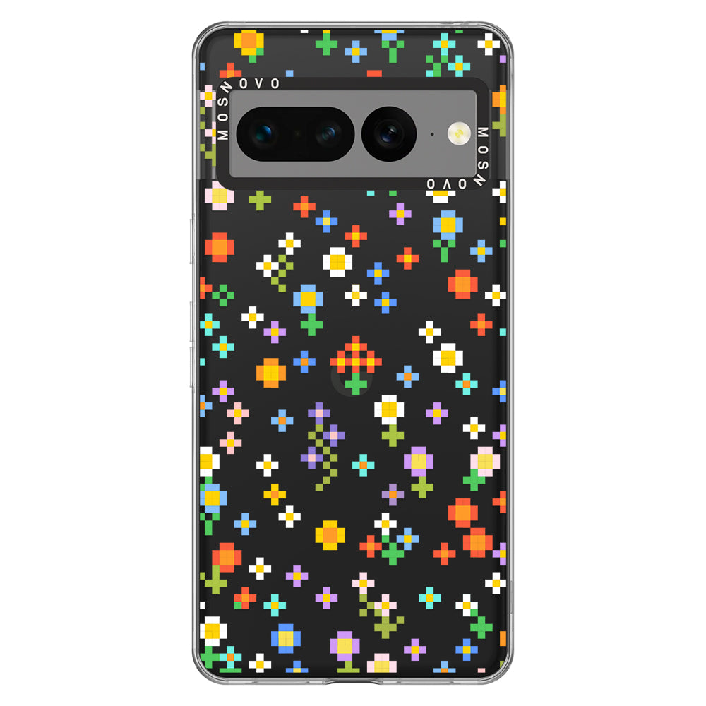 Pixel-Floral Phone Case - Google Pixel 7 Pro Case