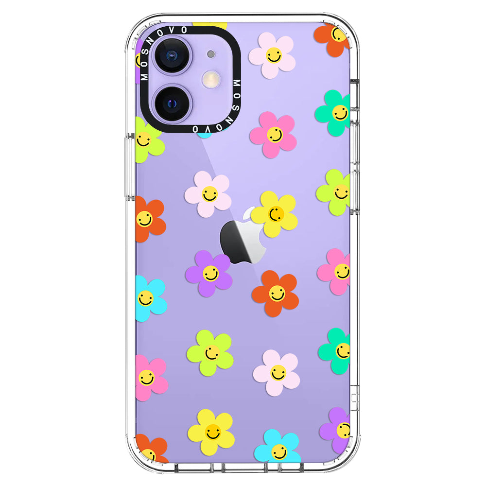 Smile Floral Phone Case - iPhone 12 Pro Case