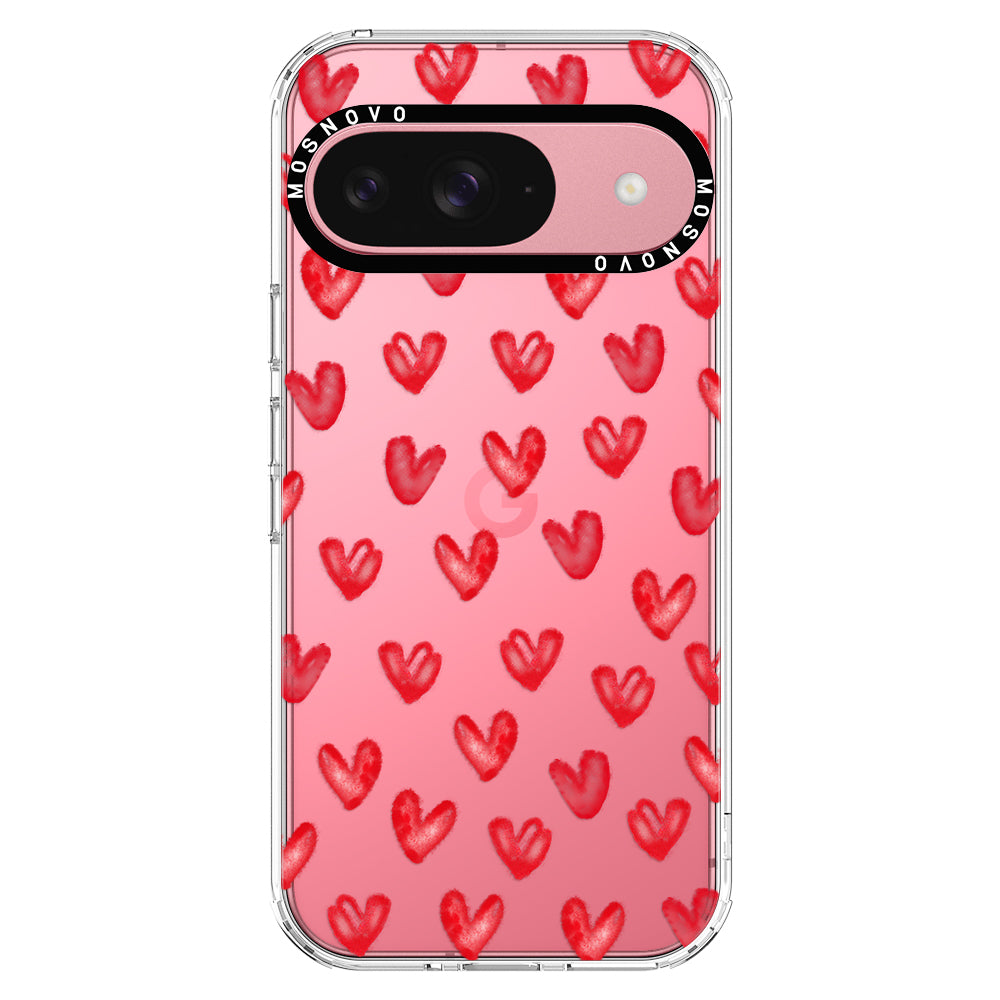 Cute Little Heart Phone Case - Google Pixel 9 Case