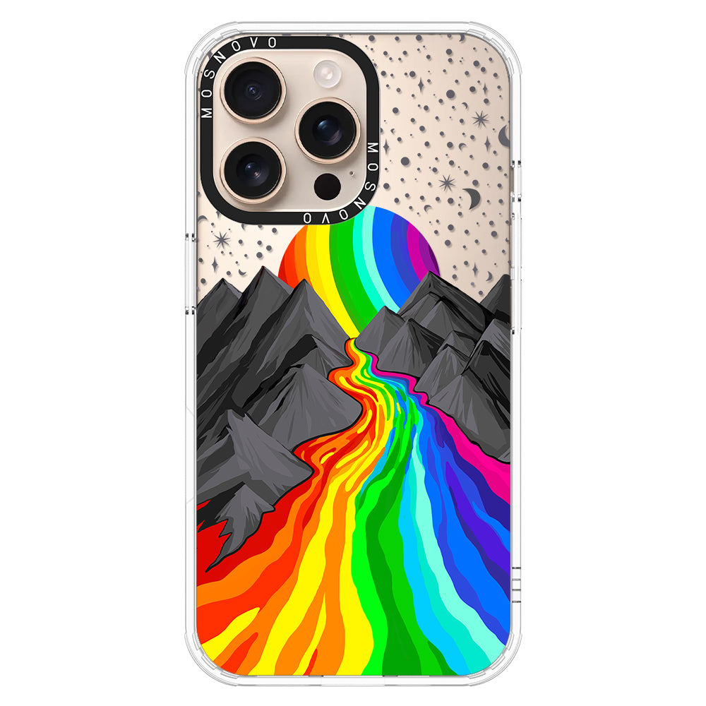 Rainbow Landscape Phone Case - iPhone 16 Pro Max Case - MOSNOVO