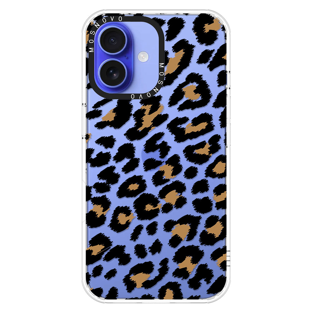 Leopard Print Phone Case - iPhone 16 Plus Case - MOSNOVO