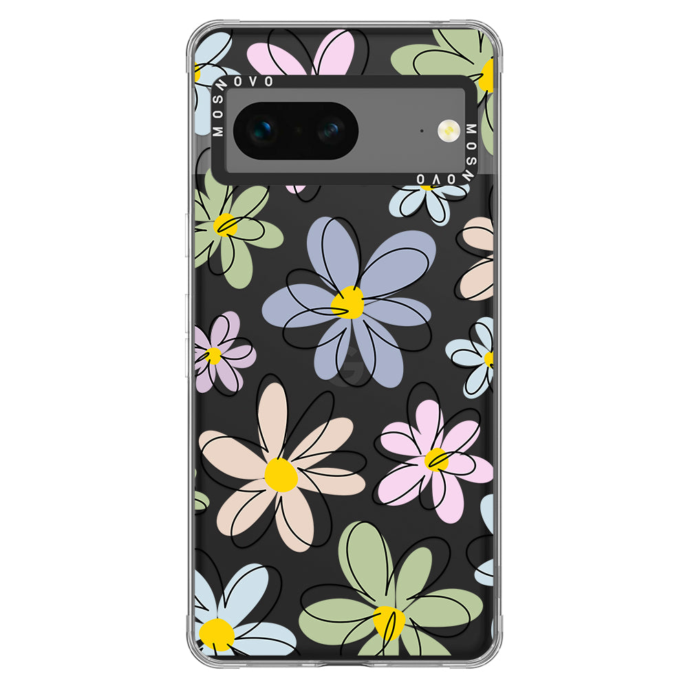 Linear Blooms Phone Case - Google Pixel 7 Case