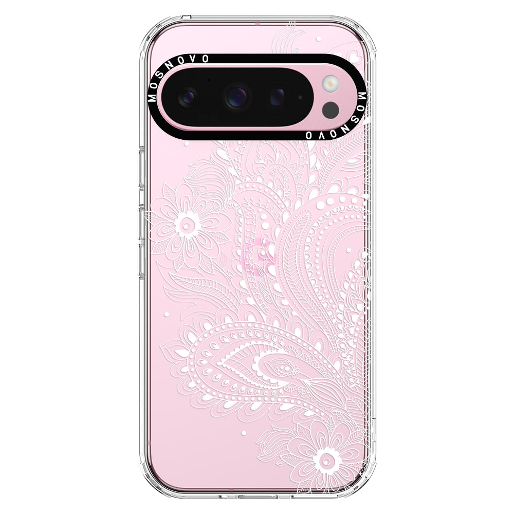 Aesthetic Flower Henna Phone Case - Google Pixel 9 Pro Case