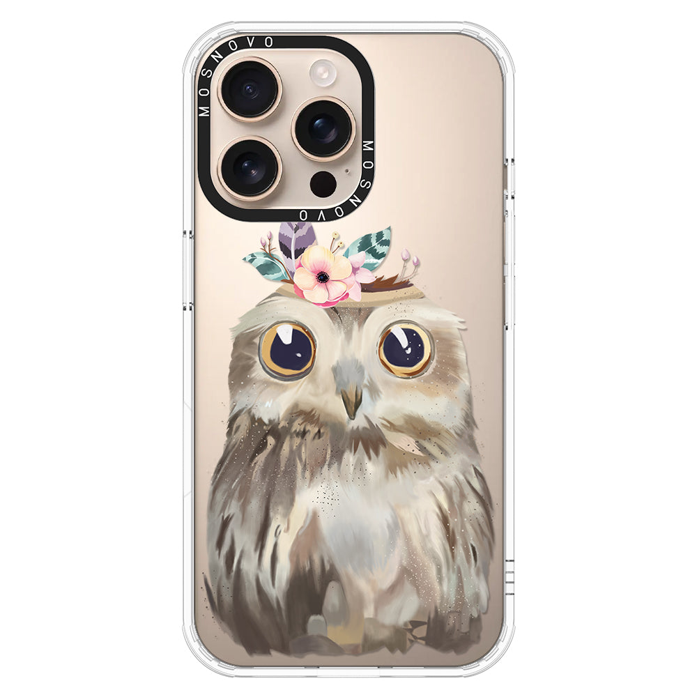 Cute Owl Phone Case - iPhone 16 Pro Max Case - MOSNOVO