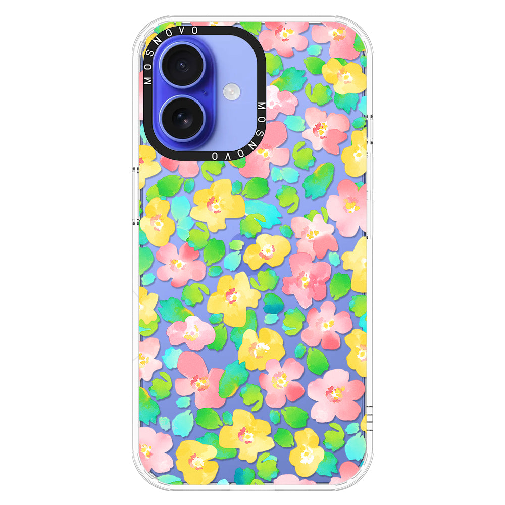 Floral Print Phone Case - iPhone 16 Case - MOSNOVO