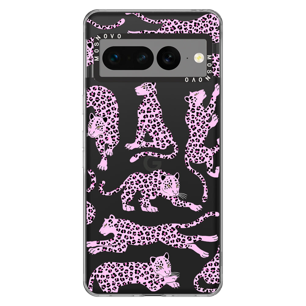 Pink Leopard Phone Case - Google Pixel 7 Pro Case