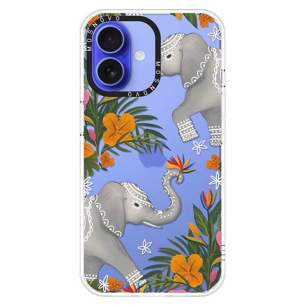 Elephant Phone Case - iPhone 16 Plus Case - MOSNOVO