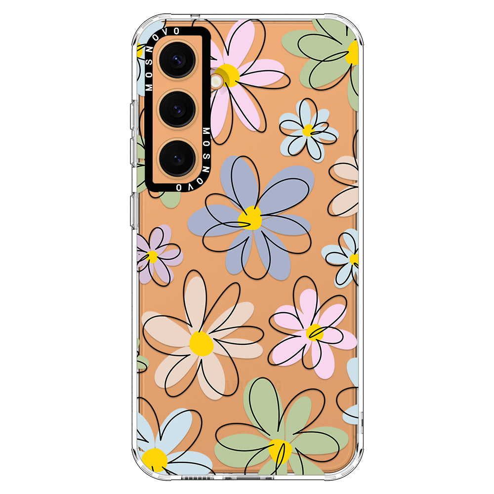 Linear Blooms Phone Case - Samsung Galaxy S24 Case